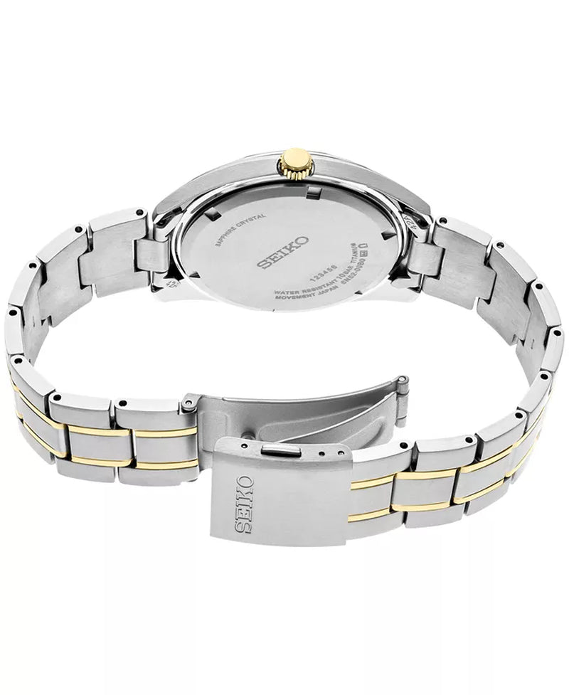 Men'S Essential Two-Tone Titanium Bracelet Watch 40Mm